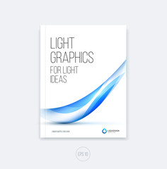 Abstract cover design, business brochure template layout, report