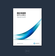 Abstract cover design, business brochure template layout, report