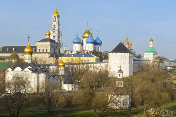 Fototapeta na wymiar Architectural Ensemble of the Trinity Sergius Lavra in Sergiev Posad. Russia