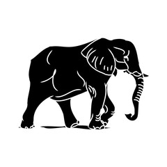 Big elephant (black silhouette)0