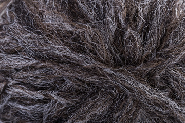 Fototapeta premium macro textured color wool yarn thread