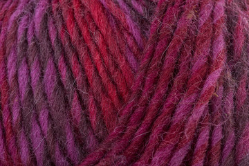 macro textured color wool  yarn thread