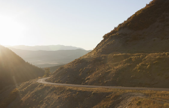 Highway 31 aka Energy Loop scenic byway, Fairview, Utah