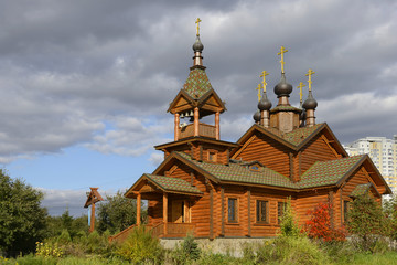 Fototapeta na wymiar Church of the Holy Apostles Constantine and Elena (Moscow)