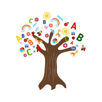 Education concept tree