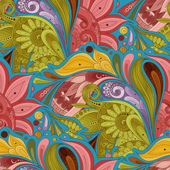 Vector Seamless Floral Pattern