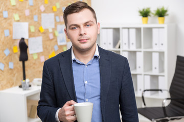 Businessman at work