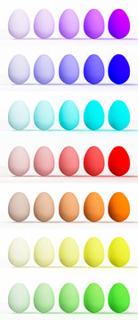 Color eggs, ester