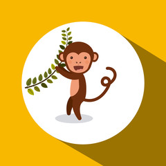 cute monkey  design 