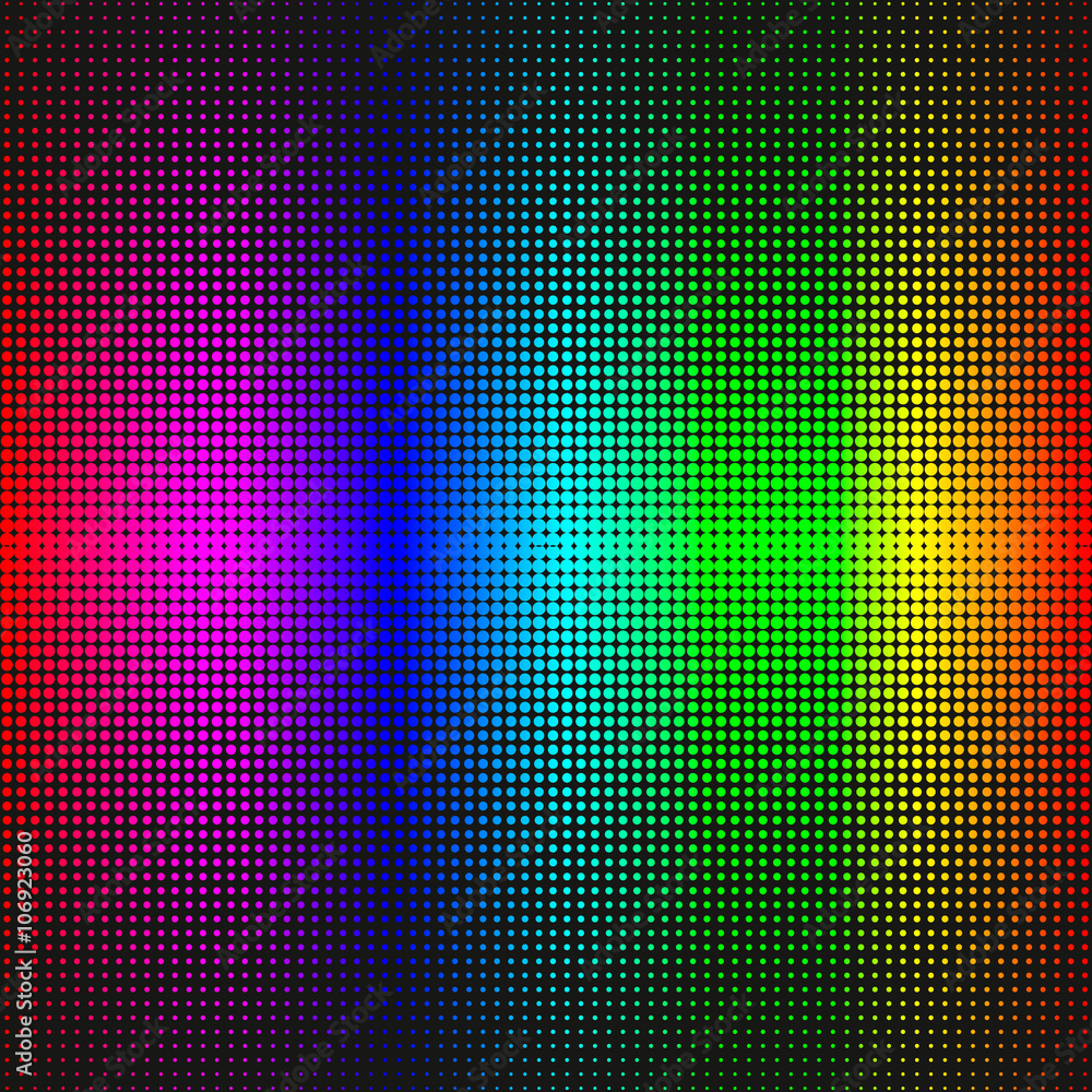 Poster abstract halftone background-vector