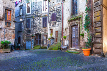 Fototapeta na wymiar authentic charming medieval villages of Italy