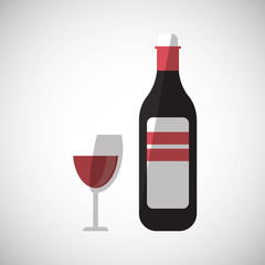 wine icon design, vector illustration