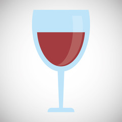 wine icon design, vector illustration