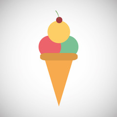 Ice cream design, vector illustration