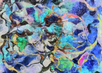 Naklejka premium Colorful Abstract Painting
