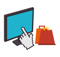 shopping online design 