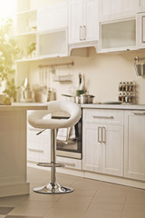 Modern beautiful kitchen interior