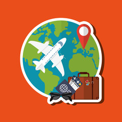 Travel icon design, vector illustration