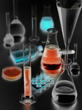 Laboratory glassware cross processed