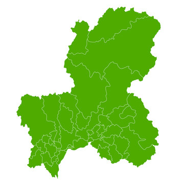 岐阜　地図　緑　アイコン