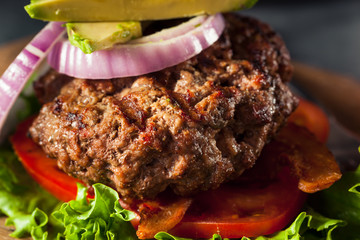 Fresh Grilled Paleo Hamburger