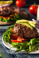 Fresh Grilled Paleo Hamburger