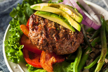 Fresh Grilled Paleo Hamburger