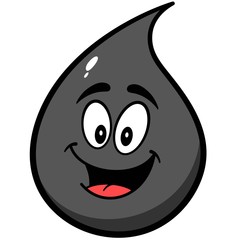 Oil Drop Mascot