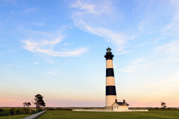 Lighthouse at Sunset on Outer Banks, NC