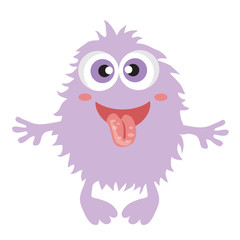 Naklejka premium Monster vector illustration