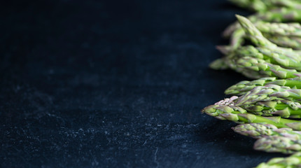 Green Asparagus (close-up shot)