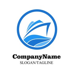 cruise logo icon Vector