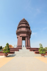 Independence Monument is the one of landmark in Phnom Penh, Cambodia