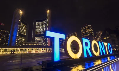 Fotobehang Toronto City hall © helgidinson
