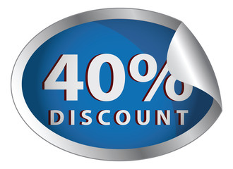 discount sale stickers vector