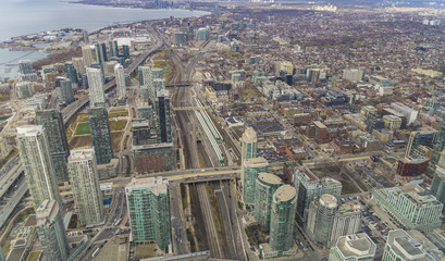 Toronto aerial view