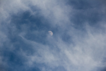 Moon during the day