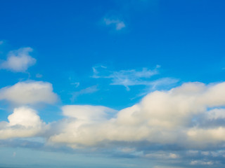 Fototapeta premium Vast blue sky background and clouds sky