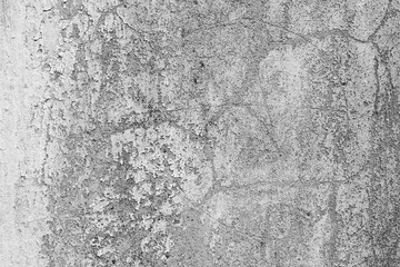 Wall fragment with attritions and cracks