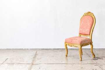 classic chair style in vintage room