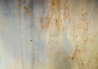 the old iron surface painted by white paint