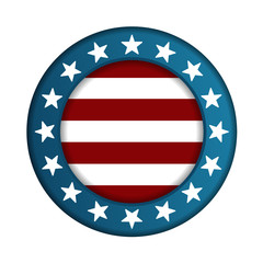 usa flag stars and stripes pin 