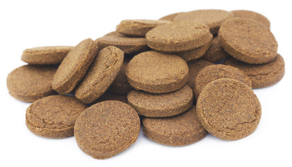 Algae wafer for aquarium fish