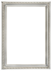 Blank of vintage picture frame isolate on white