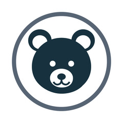 Toy bear icon