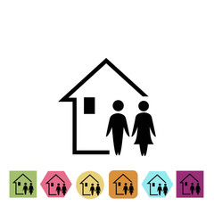 Family house icon