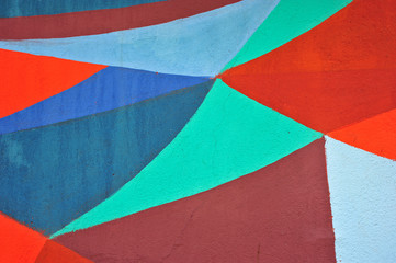Street art - painting on the wall 