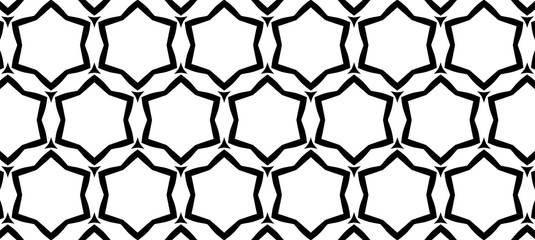 Naklejka premium Ornament with elements of black and white. A 