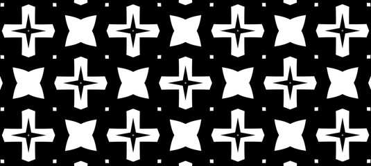 Obraz premium Ornament with elements of black and white. D 