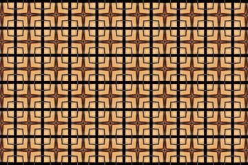 Light brown ornament with geometric elements and patterns. 4
